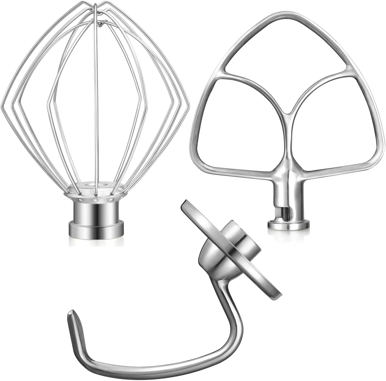 Gdrtwwh Wire Whip Dough Hook Flat Blade for KitchenAid