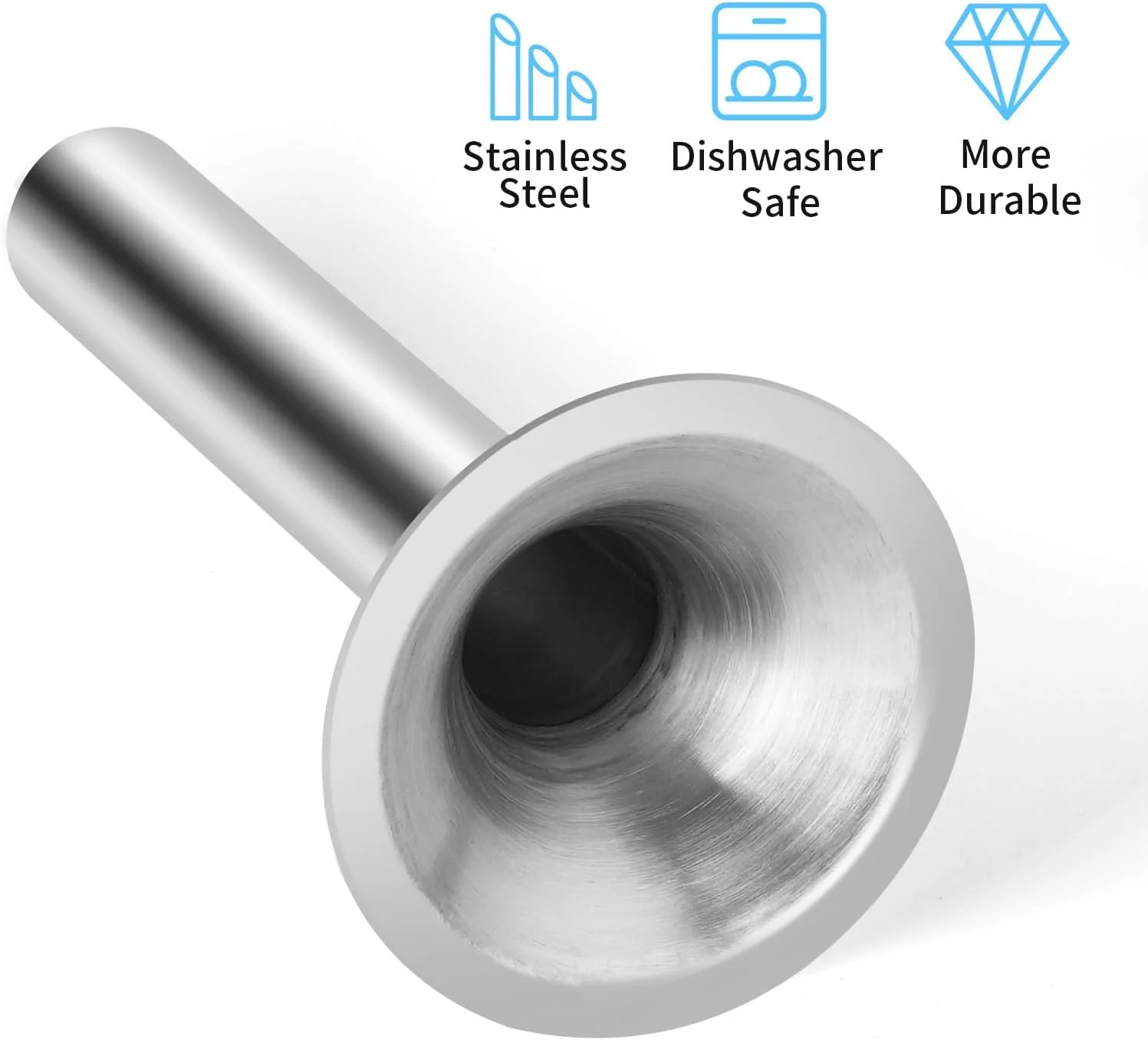 Gdrtwwh Sausage Stuffer Stuffer Tubes for Meat Grinder Attachment