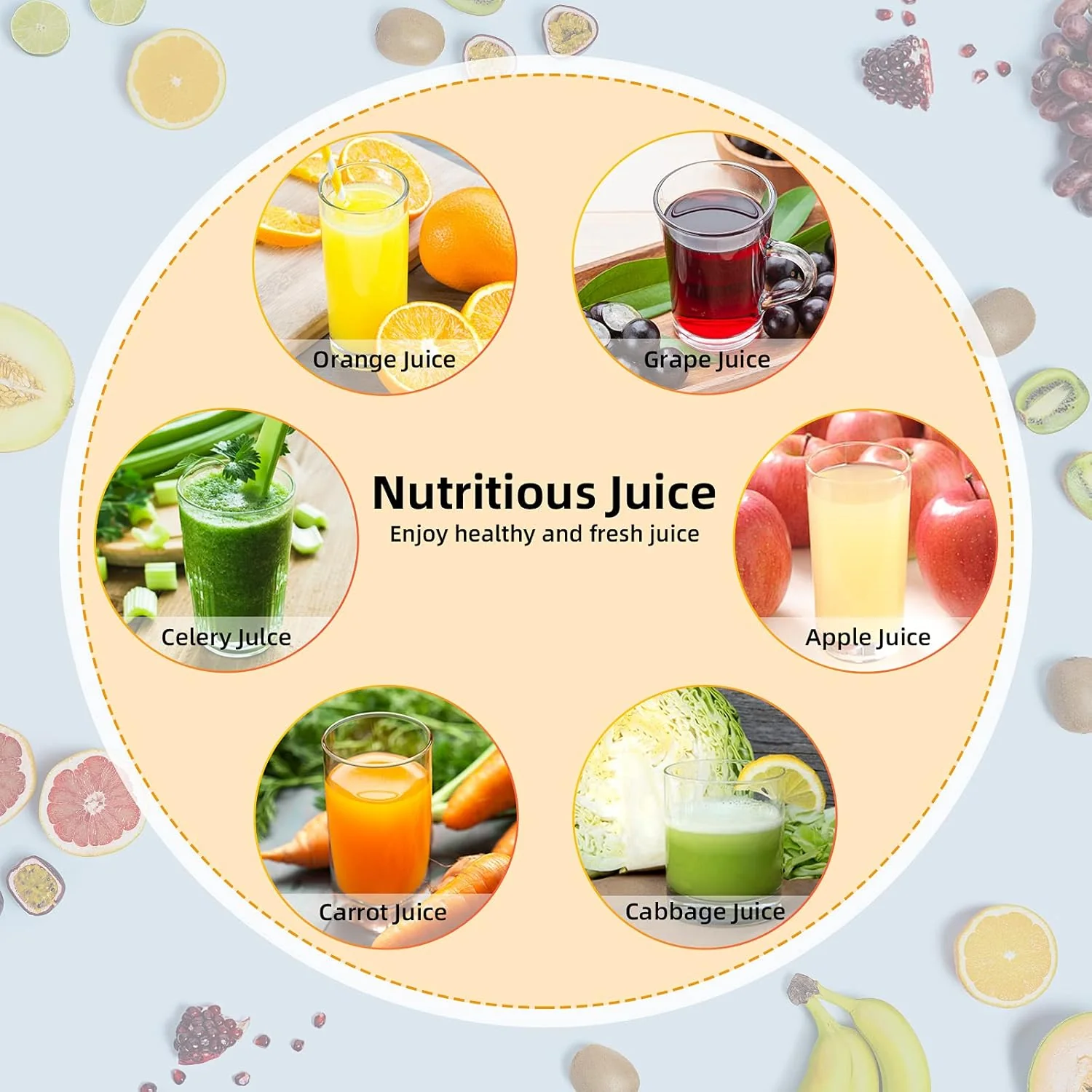 Gdrtwwh Masticating Juicer Attachment for Kitchenaid Mixers