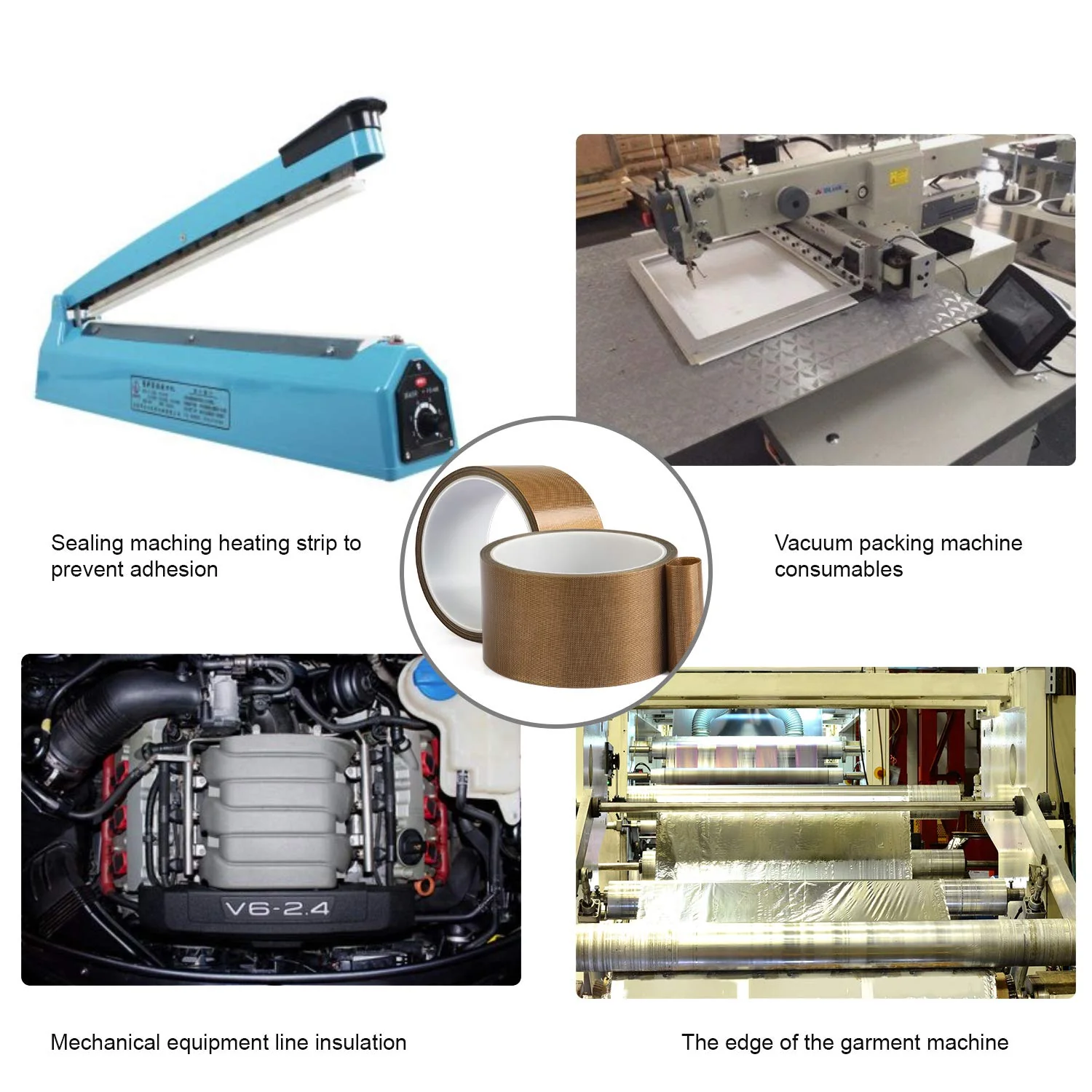 Gdrtwwh High Temperature Tape for Vacuum Sealer Machine